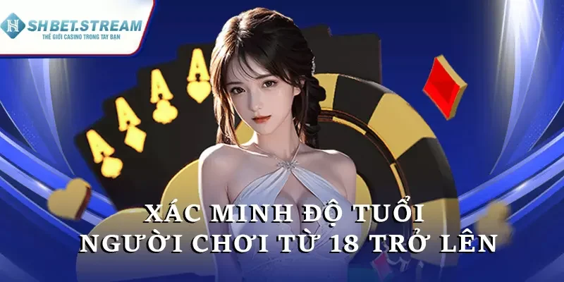 Xác minh độ tuổi người chơi từ 18 trở lên