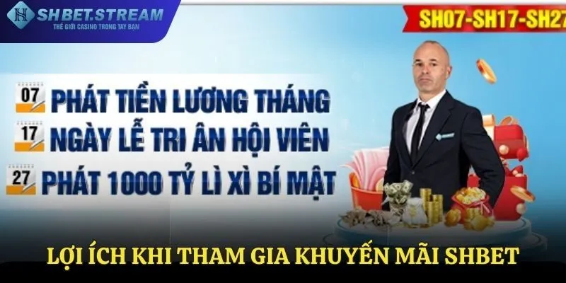 Lợi ích của khuyến mãi SHBET mang lại